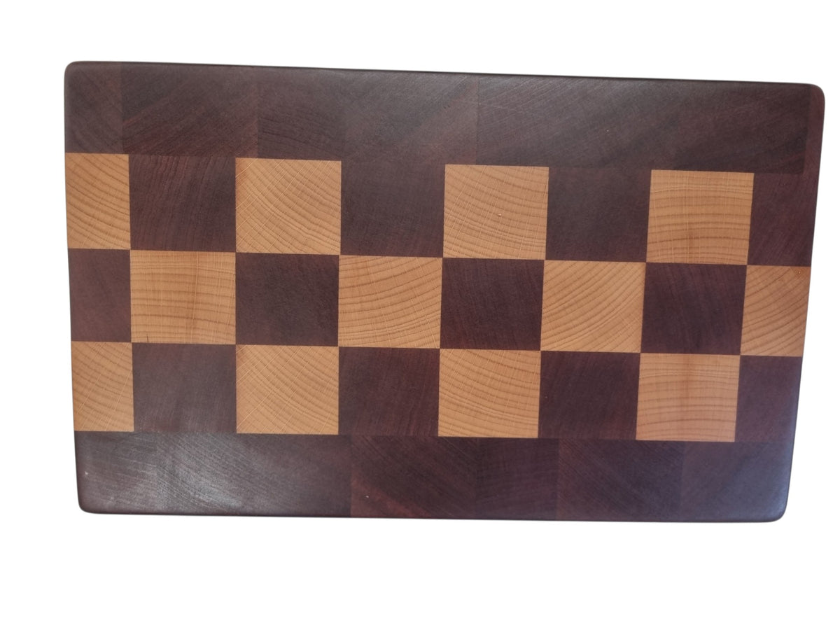 Chequered end grain no#1