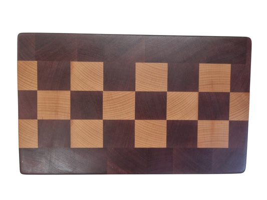 Chequered end grain no#1